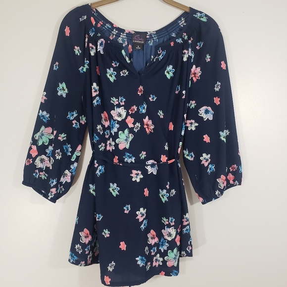 Oh Baby by Motherhood Tops - OH BABY by MOTHERHOOD 3/4 sleeve tie waist top